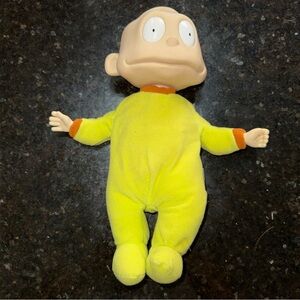 Nickelodeon Tommy Pickles Plush Doll Yellow with Orange Accents